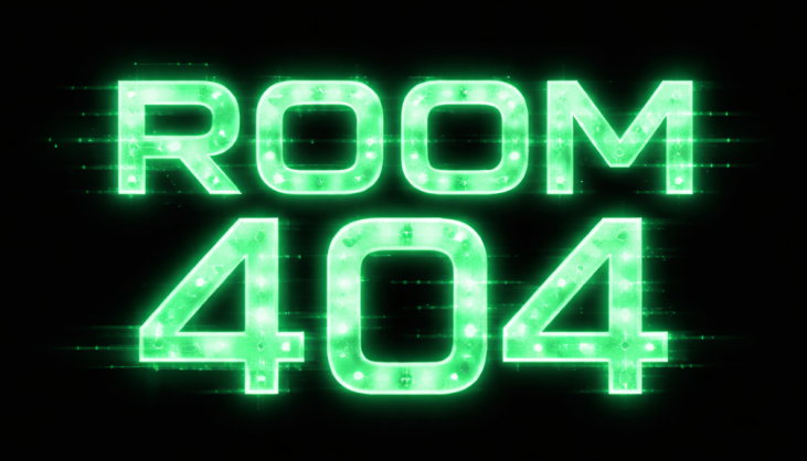 Room 404 escape room logo